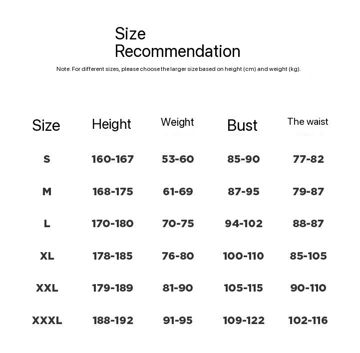 men baselayer size RTT
